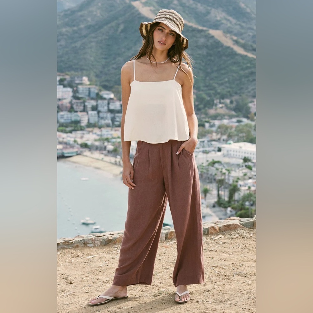 Z Supply Farah Pants in Whipped Mocha
